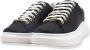 Guess Dames Sneakers Vibo van leer zwart bruin Wit Dames - Thumbnail 13