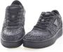 Guess Laag uitgesneden Geperforeerde Sneakers Zwart Dames - Thumbnail 3