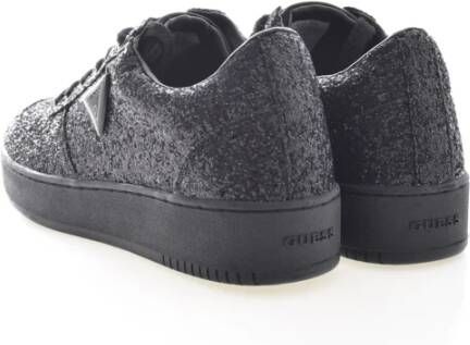 Guess Laag uitgesneden Geperforeerde Sneakers Zwart Dames