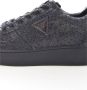 Guess Laag uitgesneden Geperforeerde Sneakers Zwart Dames - Thumbnail 5