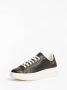 Guess Dames Sneakers Vibo van leer zwart bruin Wit Dames - Thumbnail 15