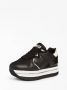 Guess Sneakers Zep Harinna Pelle 4G Logo D23Gu26 Fl7Harfal12 Zwart Dames - Thumbnail 3