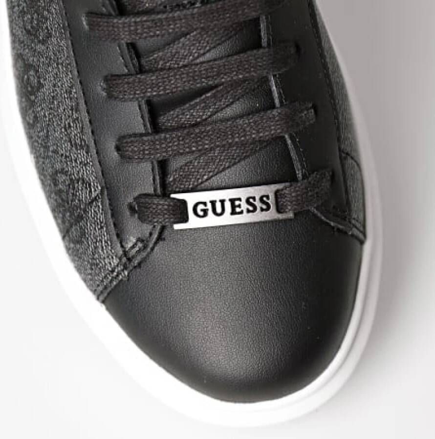 Guess Modieuze herensneakers met versterkte zool Zwart Heren