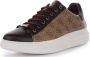 Guess Stijlvolle Beige Bruine Sneakers voor Mannen Brown Heren - Thumbnail 9