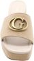 Guess Beige Suède Plateau Blokhak Sandalen Beige Dames - Thumbnail 19