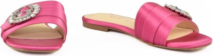 Guess Stijlvolle Sandaal met Rubberen Zool Pink Dames