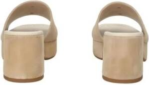 Guess Suede Heeled Pumps Collectie Brown Dames