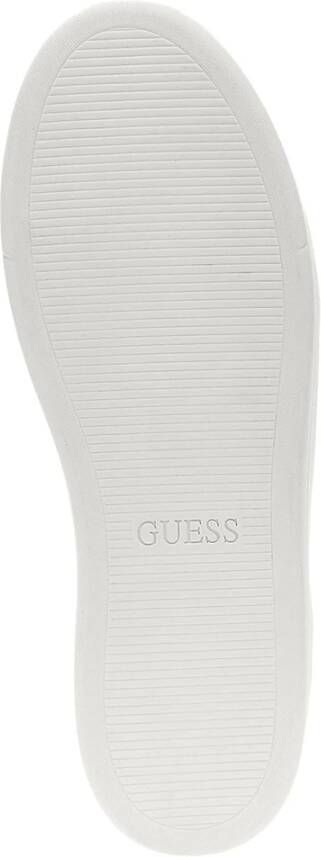 Guess Udine Witte Herenschoenen van 100% Echt Leer