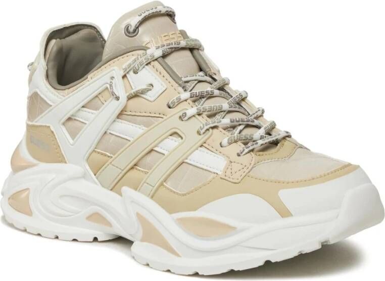 Guess Witte Belluna Sneakers voor Vrouwen Multicolor Dames