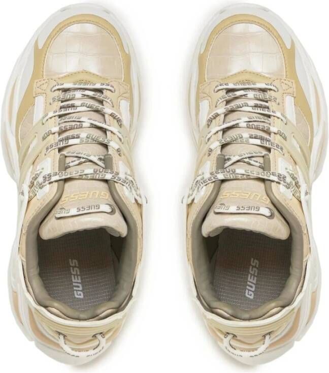 Guess Witte Belluna Sneakers voor Vrouwen Multicolor Dames