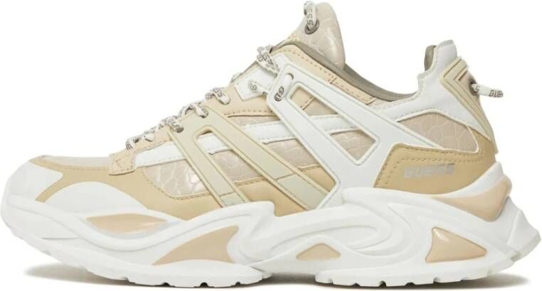 Guess Witte Belluna Sneakers voor Vrouwen Multicolor Dames