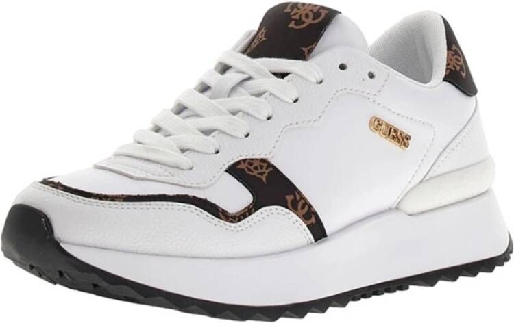 Guess Witte Casual Sneakers oor Dames White Dames