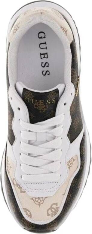 Guess Witte Casual Synthetische Sneakers oor rouwen Multicolor Dames