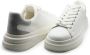 Guess Witte en grijze polyurethaan sneakers White Heren - Thumbnail 3