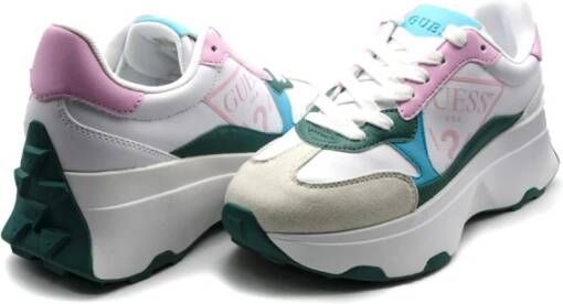Guess Witte en Multicolor Mode Sneakers Flpcb7Ele12 Multicolor Dames