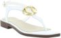 Guess Witte Gekruiste Band Sandalen White Dames - Thumbnail 4