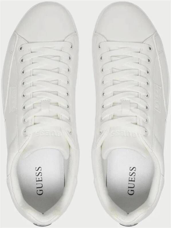 Guess Witte lage sneakers voor heren White Heren