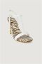 Guess Witte Leren Stiletto Sandalen met Gesp Strik Detail White Dames - Thumbnail 3