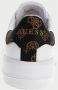 Guess Witte Leren Sneakers met Gouden Logo White Dames - Thumbnail 5
