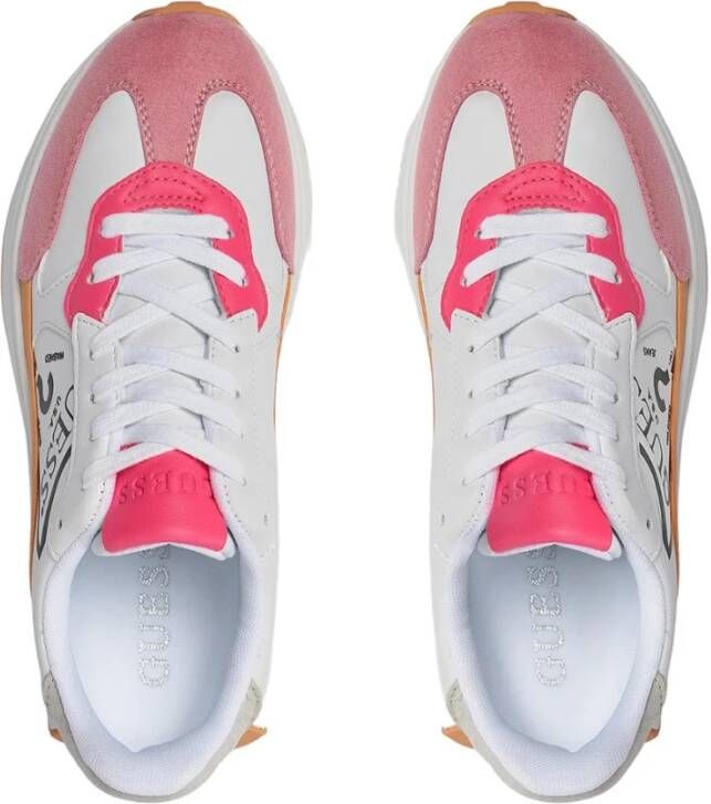 Guess Witte Roze Sneakers Calebb7 Flpcb7 Ele12 Multicolor Dames