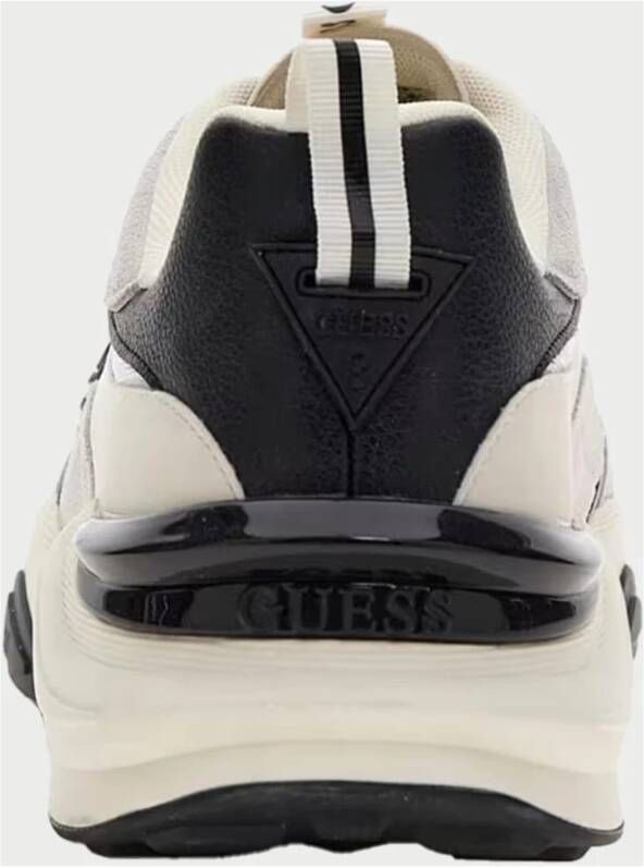 Guess Witte Runner Sneakers Leder Mix