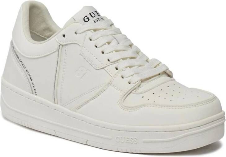 Guess Witte Sneakers Synthetische Herenschoenen White Heren