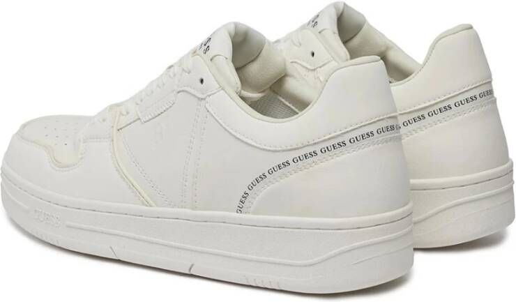 Guess Witte Sneakers Synthetische Herenschoenen White Heren