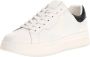 Guess Witte sportieve leren sneakers White Heren - Thumbnail 10