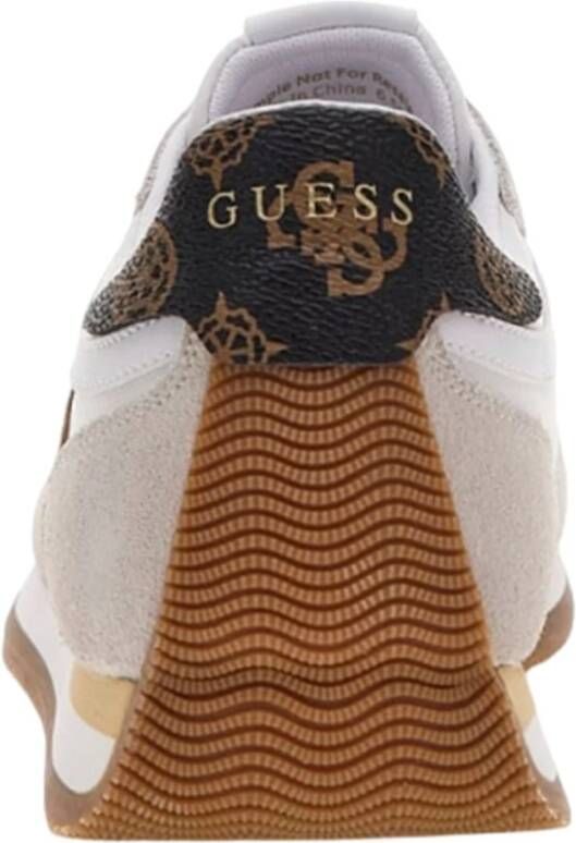 Guess Zwarte Casual Leren Sneakers Vrouwen Black Dames