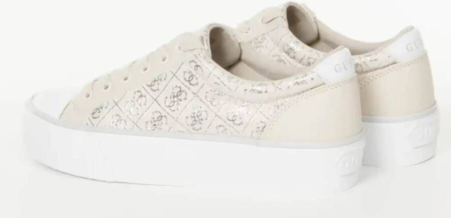Guess Zilveren 4g Logo Basketbalschoenen