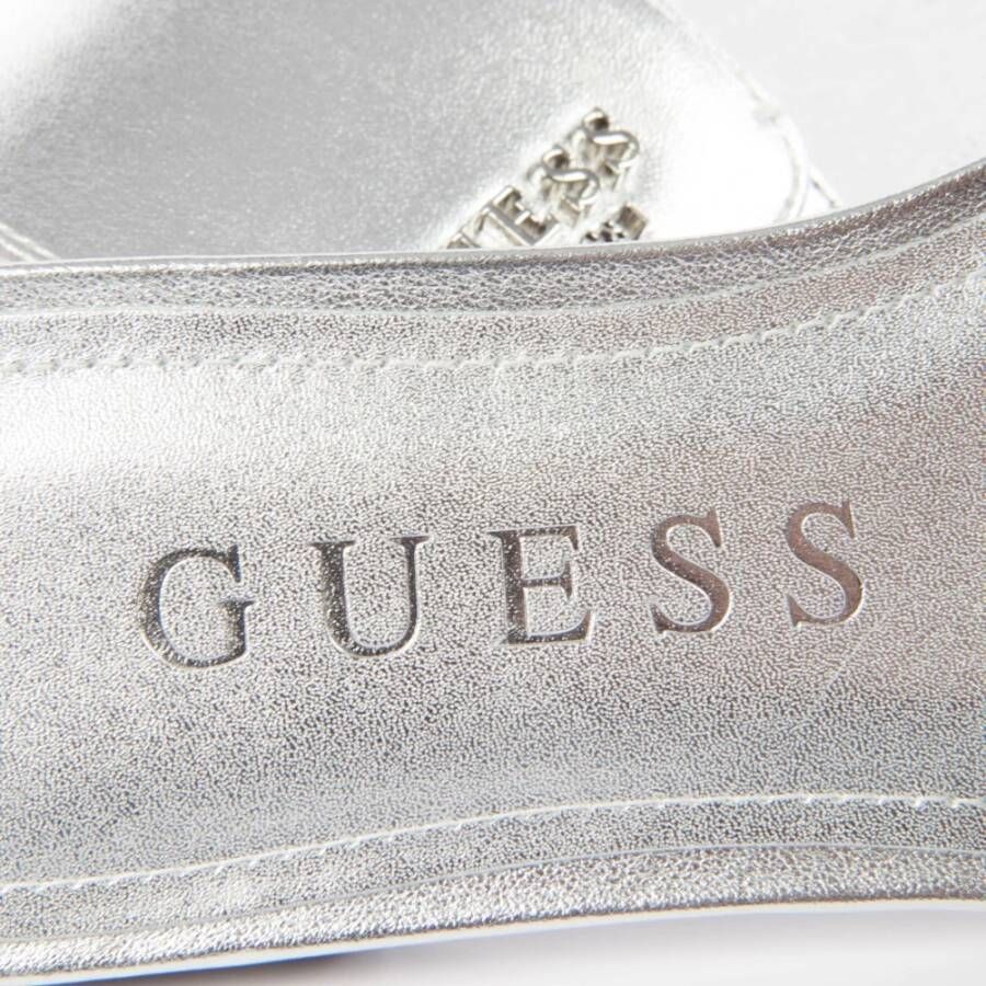 Guess Zilveren Dames Slides Sandalen