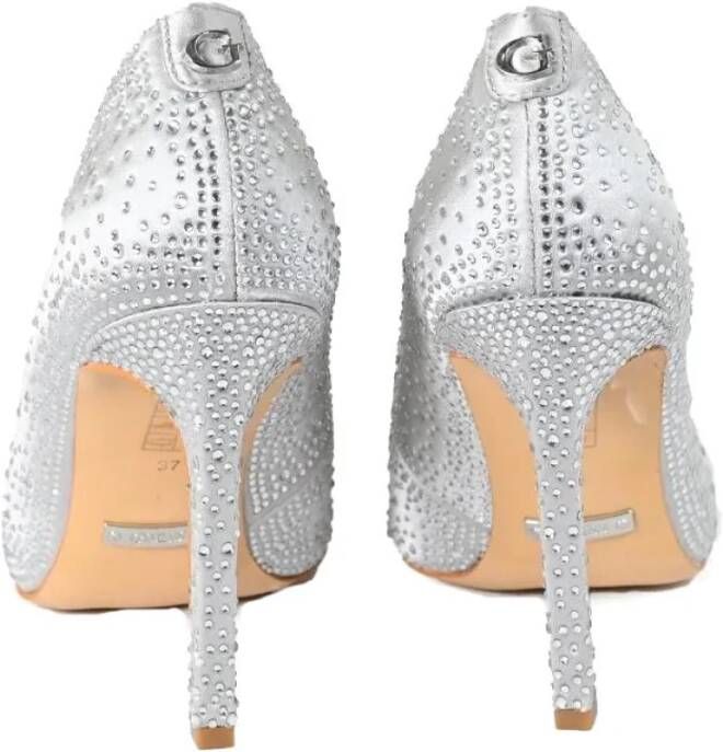 Guess Zilveren Str Decollete All Over Gray Dames