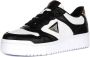 Guess Zwart Wit Kunstleren Sneakers - Thumbnail 5