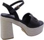 Guess Zwarte Brede Band Sandalen - Thumbnail 3