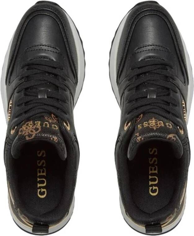 Guess Zwarte Casual Synthetische Sneakers oor Dames Black Dames