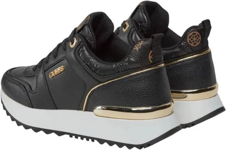 Guess Zwarte Casual Synthetische Sneakers oor Dames Black Dames