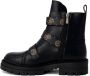 Guess Zwarte enkellaarsjes met gesp strik detail Black Dames - Thumbnail 5
