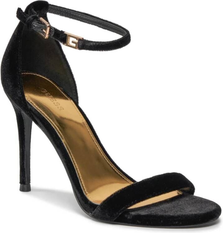 Guess Zwarte hoge hak sandalen Kabail Black Dames