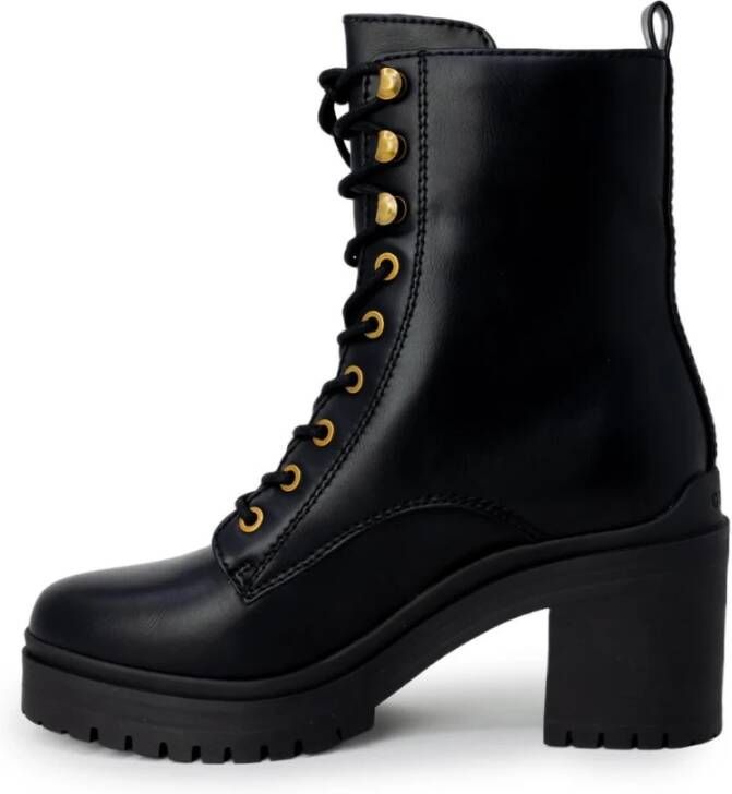 Guess Zwarte LaceUp Enkellaarzen Fl123