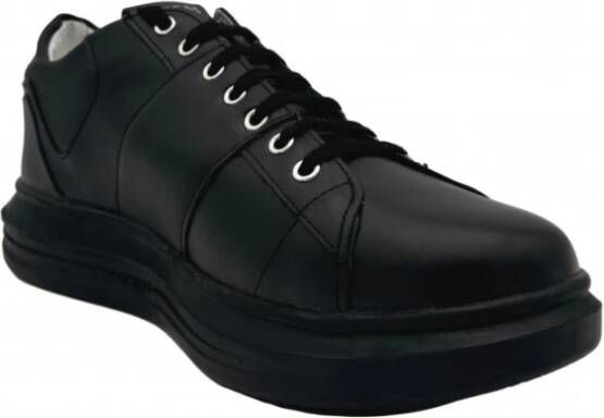 Guess Zwarte leren herensneakers Black Heren