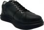 Guess Zwarte leren herensneakers Black Heren - Thumbnail 2