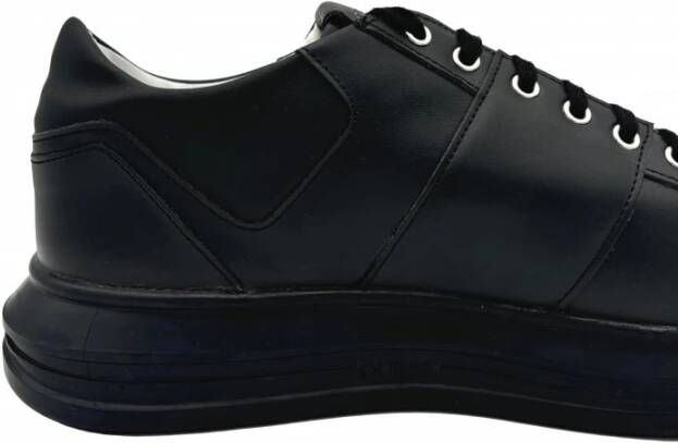 Guess Zwarte leren herensneakers Black Heren