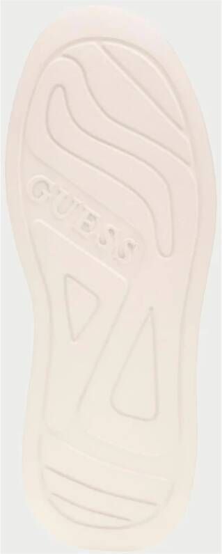 Guess Zwarte leren sneakers met 4G-logo