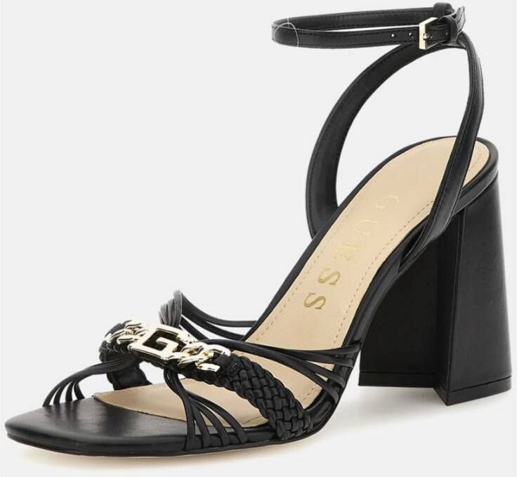 Guess Zwarte Sandalen voor Dames Black Dames