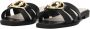 Guess Zwarte Leren Sandalen met Bandjes Symo Black Dames - Thumbnail 10