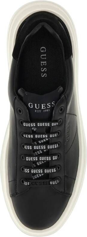 Guess Zwarte sportiee synthetische sneakers oor heren Black Heren