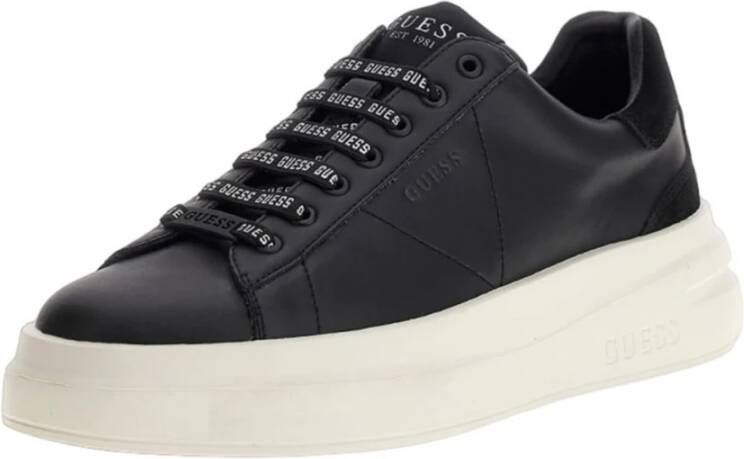 Guess Zwarte sportiee synthetische sneakers oor heren Black Heren