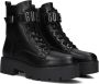 Guess Zwarte Veters Polyurethaan Laarzen Black Dames - Thumbnail 24