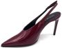 Guglielmo Rotta Bourgondisch Lakleren Slingback Hakken - Thumbnail 2