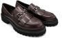 Guglielmo Rotta Bruine leren loafer met rubberen zool - Thumbnail 2